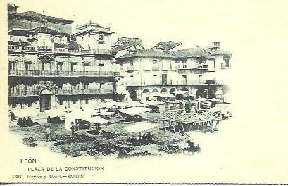 POSTAL A2291: Plaza de la Constitucion de Leon
