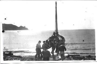 POSTAL A1887: Pescadores