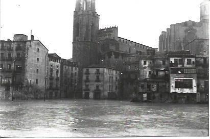 POSTAL A1901: Riada en Girona