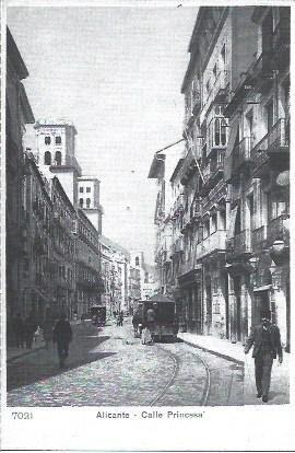 POSTAL A1872: Calle Princesa de Alicante