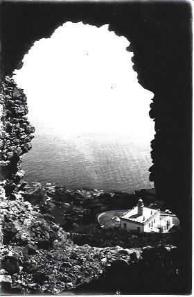 POSTAL A1903: Vista aerea de faro y costa