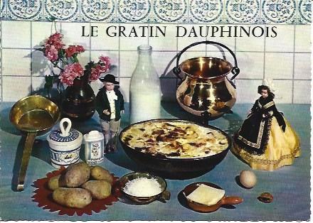 POSTAL A1935: Gratin d'Auphinois