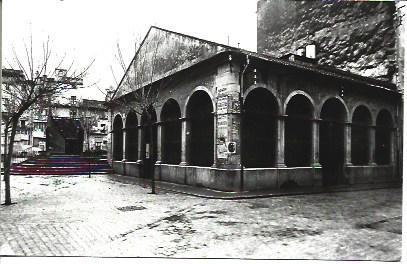 POSTAL A1909: Edificio de les Peixeteres Velles de Girona