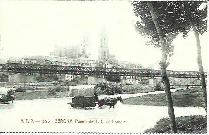 POSTAL A1826: Puente de Francia de Girona