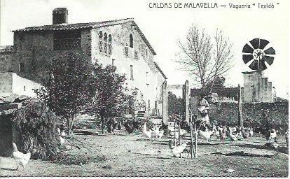 POSTAL A1797: Caldes de Malavella, vagueria Texido