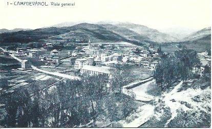 POSTAL A1798: Campdevanol. Vista general