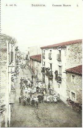 POSTAL A1802: Calle Mayor de Darnius