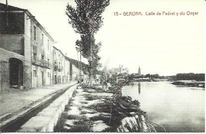POSTAL A1808: Carrer Pedrell en Girona