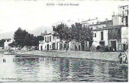POSTAL A1853: Calle de la Ensenada de Roses