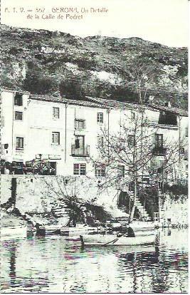 POSTAL A1832: Calle de Pedret de Girona