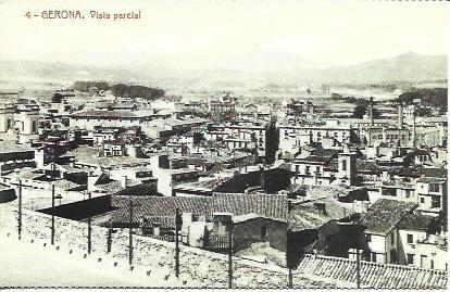 POSTAL A1836: Vista parcial de Girona