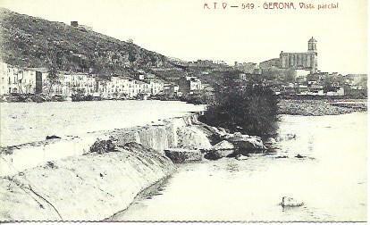 POSTAL A1837: Girona, vista parcial