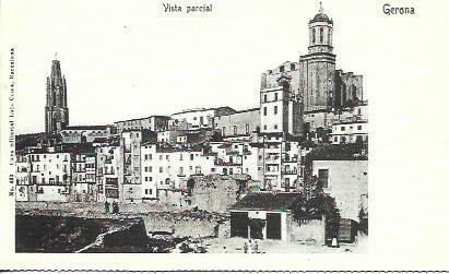 POSTAL A1838: Vista de Girona