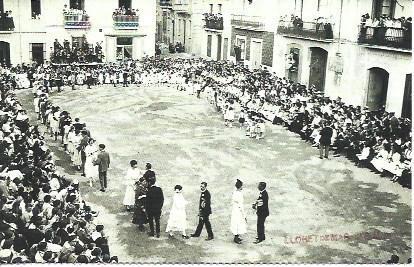 POSTAL A1845: Baile en Lloret de Mar