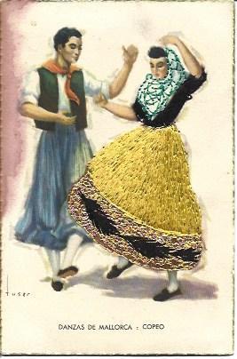 POSTAL A2041: Danzas de Mallorca. Copeo