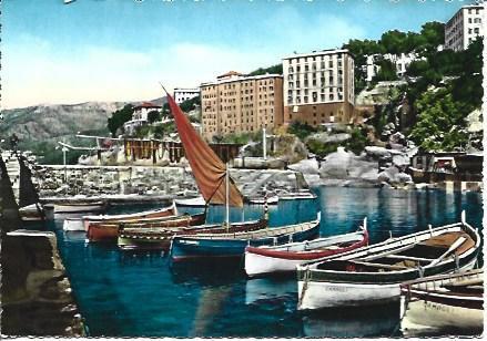 POSTAL A2031: Paisaje de playa con barcas