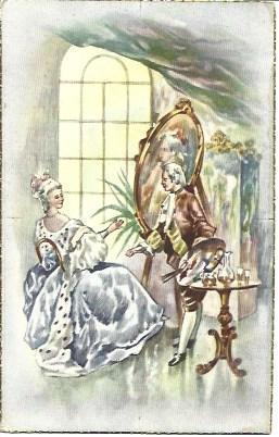 POSTAL A2017: Pareja del siglo XVIII