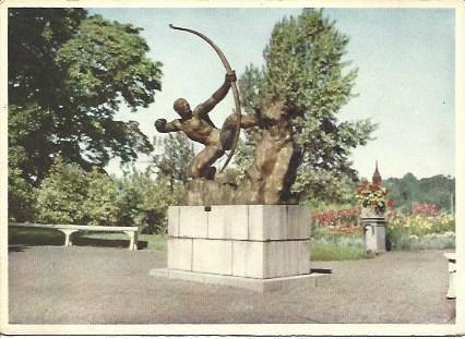 POSTAL A2074: Heracles por Emile Bourdelle