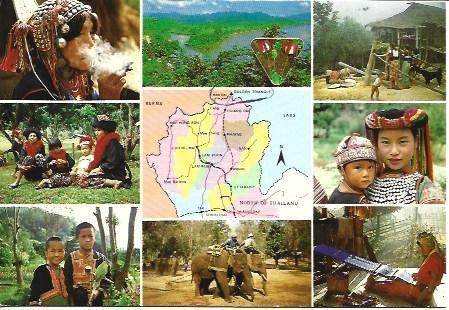 POSTAL A2076: Hilltribe de Tailandia