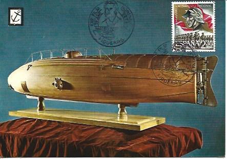 POSTAL A2077: Segundo Ictineo de Monturiol
