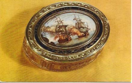 POSTAL A2064: Tabatiere del Museo de Genova