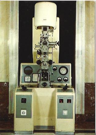POSTAL A2065: Primer microscopio electronico de Suiza