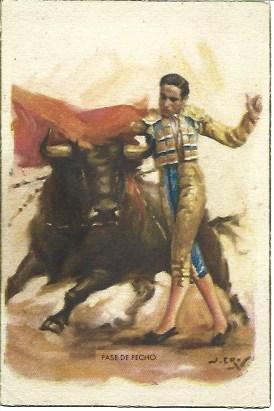 POSTAL A1974: Pase de pecho