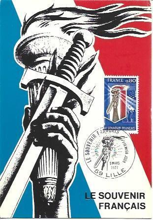 POSTAL A1960: Le souvenir française