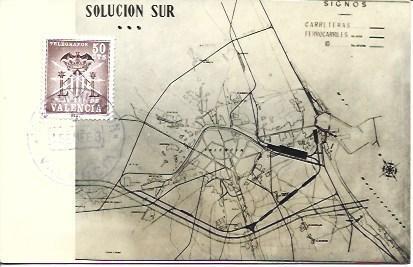 POSTAL A1957: Solucion Sur