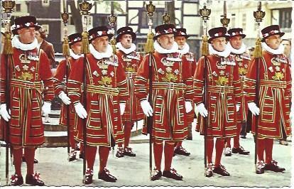 POSTAL A2004: Guardias de la Torre de Londres