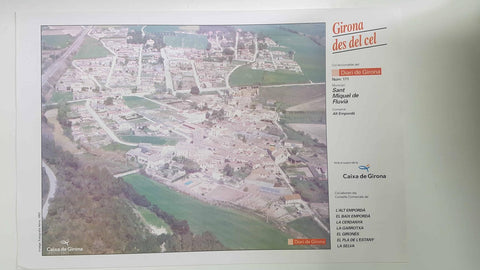 Lamina num 171 Girona des del cel: Sant Miquel de Fluvià (Comarca Alt Empordà - Girona)