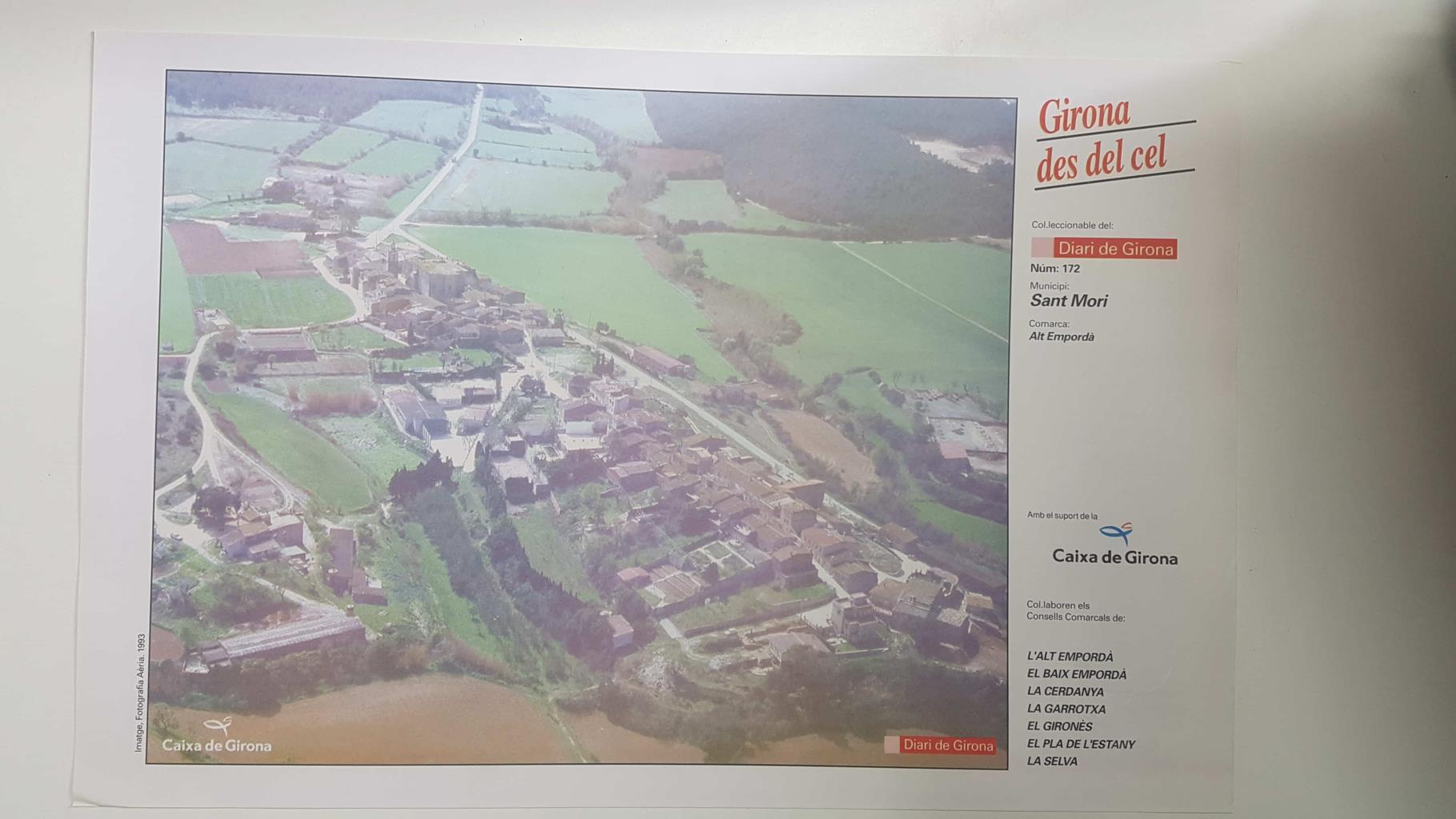 Lamina num 172 Girona des del cel: Sant Mori (Comarca Alt Empordà - Girona)
