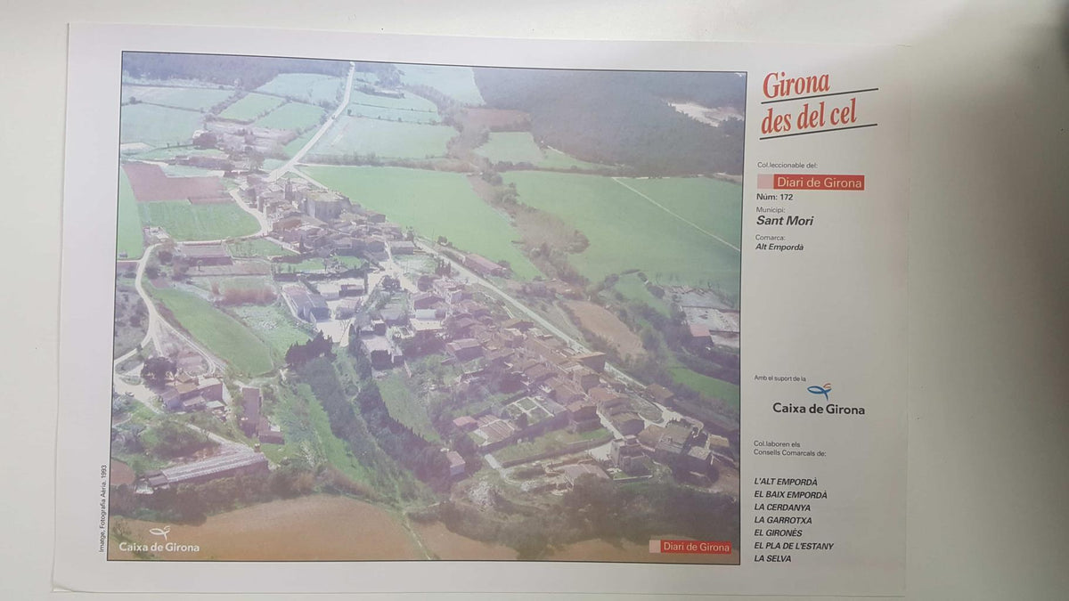 Lamina num 172 Girona des del cel: Sant Mori (Comarca Alt Empordà - Girona)
