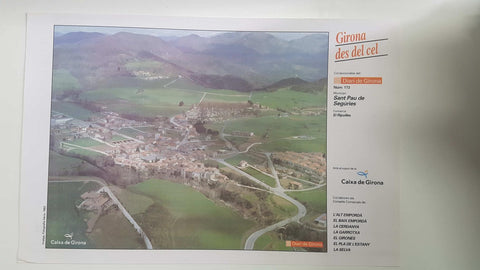 Lamina num 173 Girona des del cel: Sant Pau de Segúries (Comarca El Ripollès - Girona)