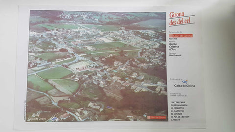 Lamina num 176 Girona des del cel: Santa Cristina d'Aro (Comarca Baix Empordà - Girona)