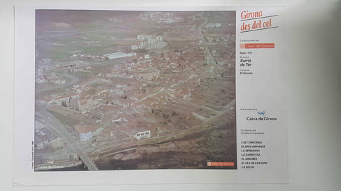 Lamina num 179 Girona des del cel: Sarrià de Ter (Comarca El Gironès - Girona)