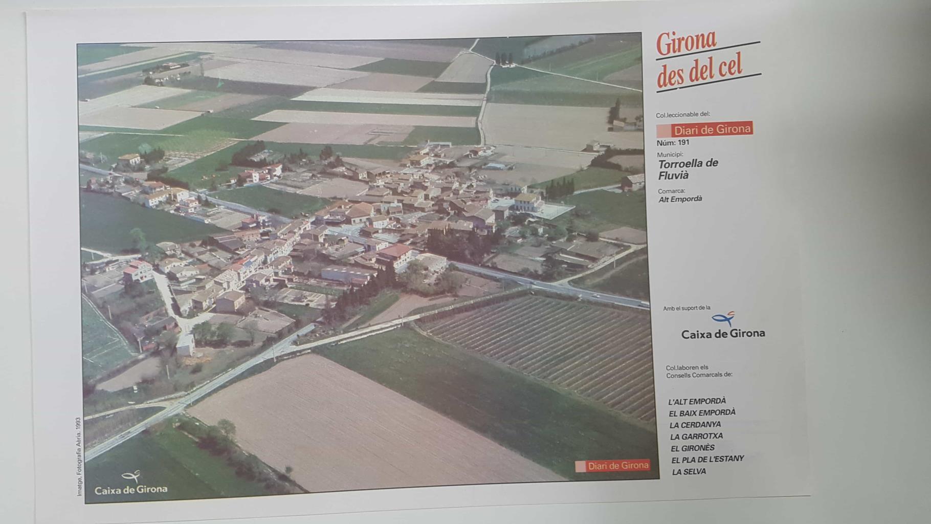 Lamina num 191 Girona des del cel: Municipi Torroella de Fluvià (Comarca Alt Empordà - Girona)