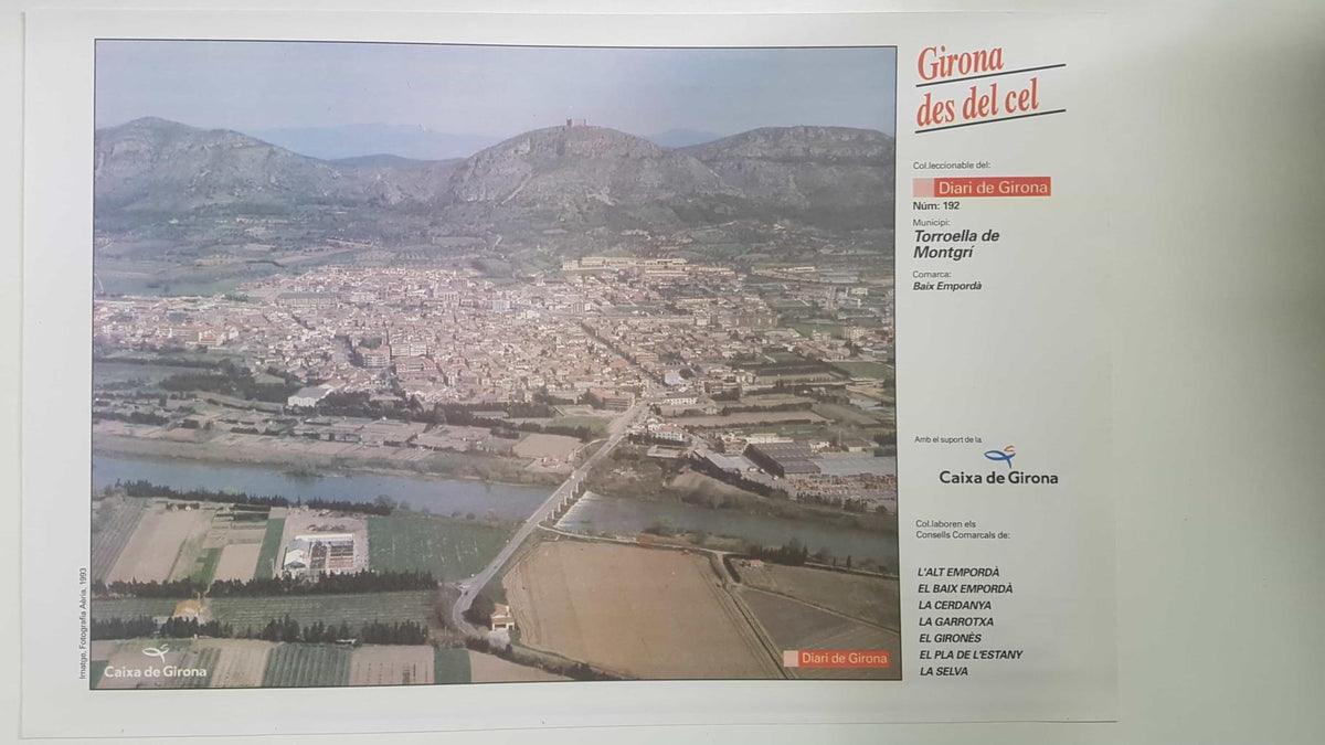 Lamina num 192 Girona des del cel: Municipi Torroella de Montgrí (Comarca Baix Empordà - Girona)