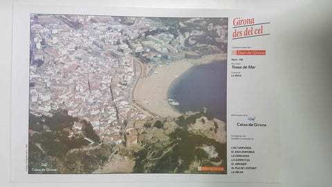 Lamina num 195 Girona des del cel: Municipi Tossa de Mar (Comarca La Selva - Girona)
