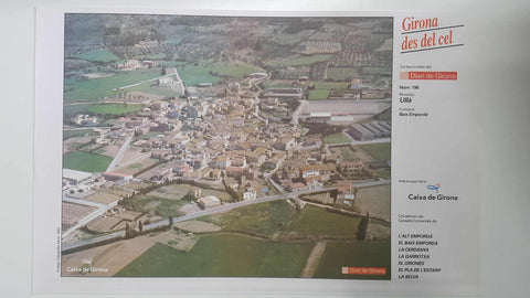 Lamina num 196 Girona des del cel: Municipi Ullà (Comarca Baix Empordà - Girona)
