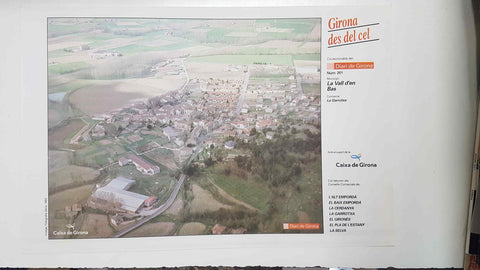 Lamina num 201 Girona des del cel: Municipi La Vall d'en Bas (Comarca La Garrotxa - Girona)