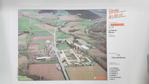 Lamina num 202 Girona des del cel: Municipi La Vall de Bianya (Comarca La Garrotxa - Girona)