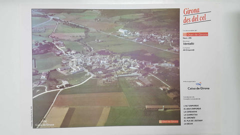 Lamina num 205 Girona des del cel: Municipi Ventalló (Comarca Alt Empordà - Girona)