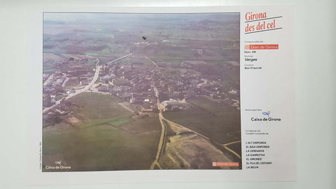 Lamina num 206 Girona des del cel: Municipi Verges (Comarca Baix Empordà - Girona)