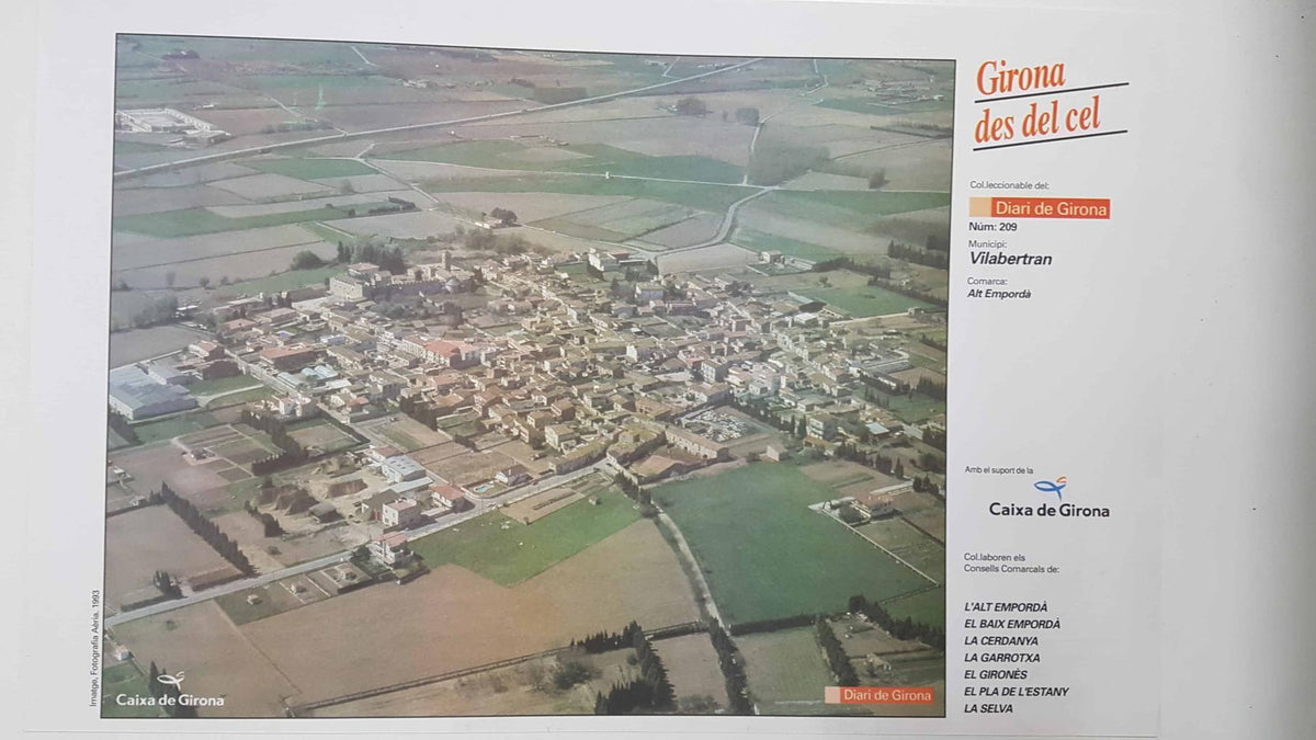 Lamina num 209 Girona des del cel: Municipi Vilabertran (Comarca Alt Empordà - Girona)