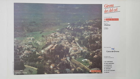Lamina num 214 Girona des del cel: Municipi Viladrau (Comarca La Selva - Girona)