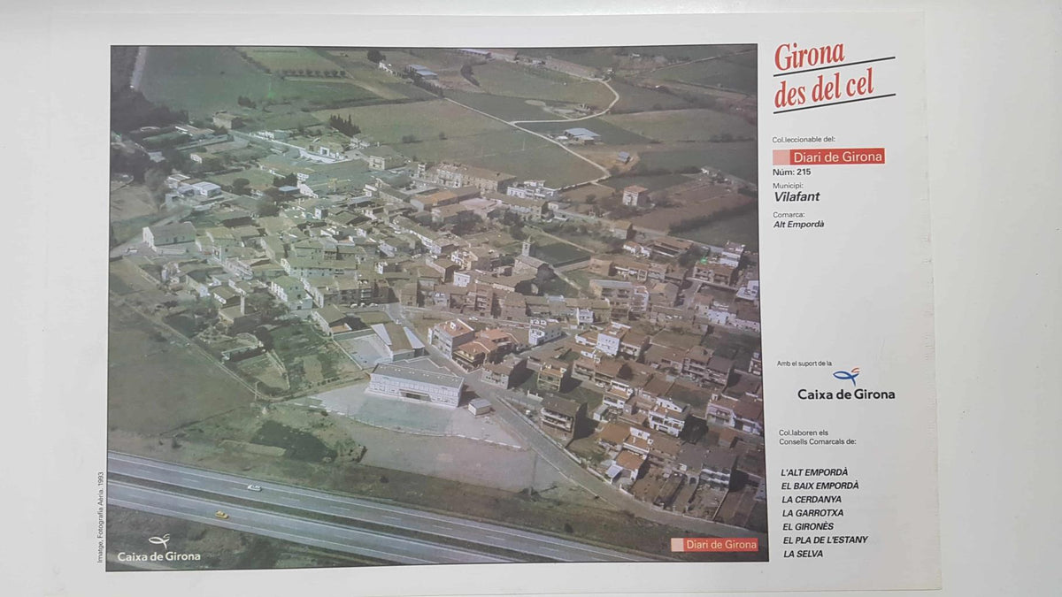 Lamina num 215 Girona des del cel: Municipi Vilafant (Comarca Alt Empordà - Girona)