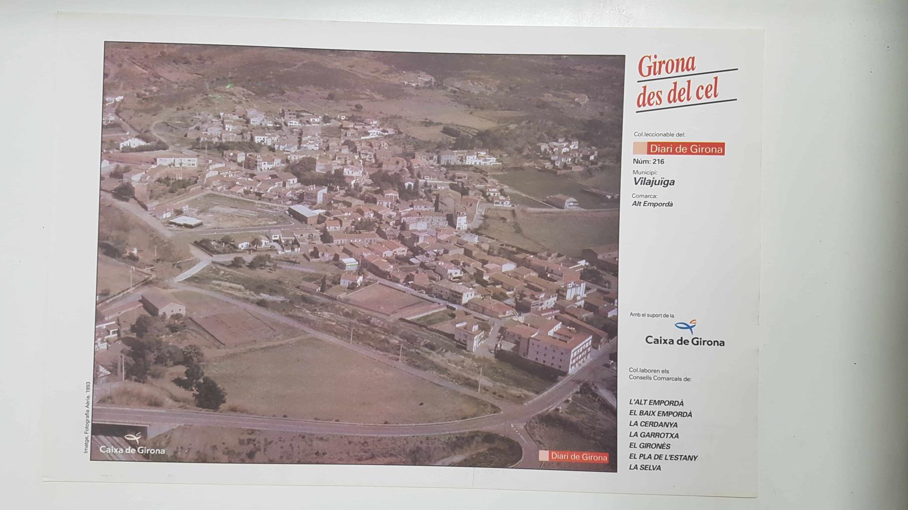 Lamina num 216 Girona des del cel: Municipi Vilajuïga (Comarca Alt Empordà - Girona)