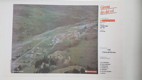 Lamina num 217 Girona des del cel: Municipi Vilallonga de Ter (Comarca El Ripollès - Girona)
