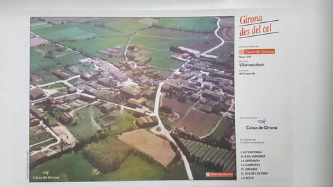 Lamina num 218 Girona des del cel: Municipi Vilamacolum (Comarca Alt Empordà - Girona)